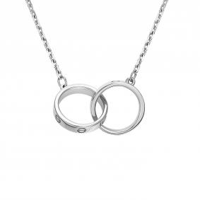 Колье из белого золота Platina 07-0285-00-000-1120 07-0285-00-000-1120 фото