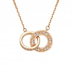 Золотое колье Platina 07-0287-00-401-1110 с фианитом 07-0287-00-401-1110 фото