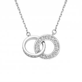 Колье из белого золота Platina 07-0287-00-401-1120 с фианитом 07-0287-00-401-1120 фото