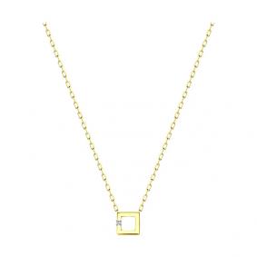 Из лимонного золота SOKOLOV 070478-2 с фианитом 070478-2 фото