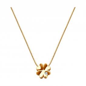 Золотое колье SOKOLOV 070627 с фианитом 070627 фото