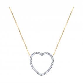 Золотое колье SOKOLOV 070690 с фианитом 070690 фото