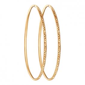 Золотые серьги Золотые узоры 08-0214-05 08-0214-05 фото