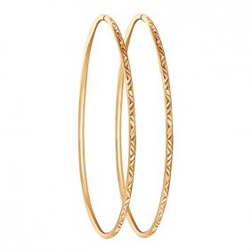 Золотые серьги Золотые узоры 08-0217-05 08-0217-05 фото