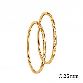 Золотые серьги Золотые узоры 08-0220-01 08-0220-01 фото