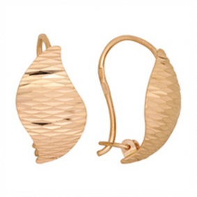 Золотые серьги Золотые узоры 08-1476 08-1476 фото