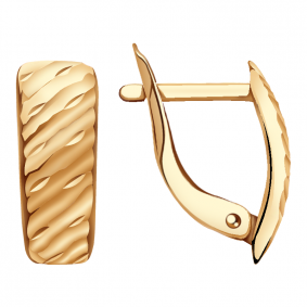 Золотые серьги Золотые узоры 08-1860 08-1860 фото