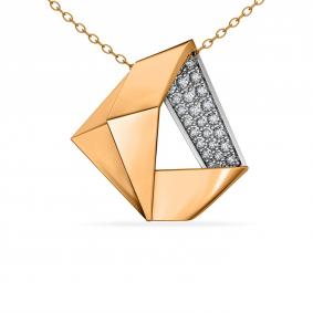 Золотая подвеска Sanis 08-316648 с фианитом 08-316648 фото