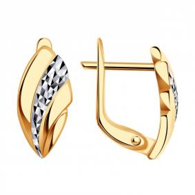 Золотые серьги Золотые узоры 08-62-0241-01 08-62-0241-01 фото