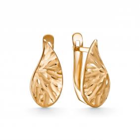Золотые серьги Золотые узоры 08-62-0331-00 08-62-0331-00 фото