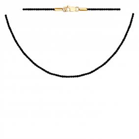 Текстильный шнурок с замком из золота ТД Эстет 0РЛ010722-2 0РЛ010722-2 фото