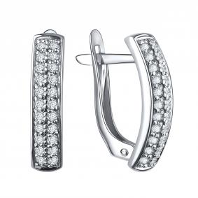 Серебряные серьги TALANT 10-72-0001-11305 с фианитом 10-72-0001-11305 фото