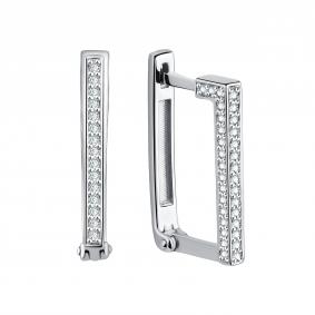 Серебряные серьги TALANT 10-72-0001-11829 с фианитом 10-72-0001-11829 фото