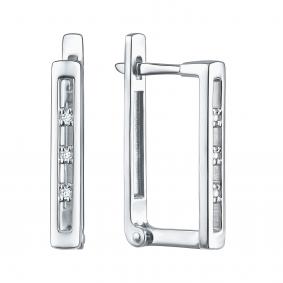 Серебряные серьги TALANT 10-72-0001-12237 с фианитом 10-72-0001-12237 фото