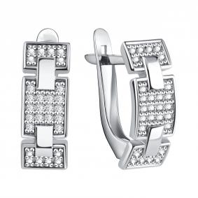 Серебряные серьги TALANT 10-72-0001-15080 с фианитом 10-72-0001-15080 фото