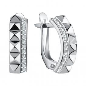Серебряные серьги TALANT 10-72-0001-15548 с фианитом 10-72-0001-15548 фото