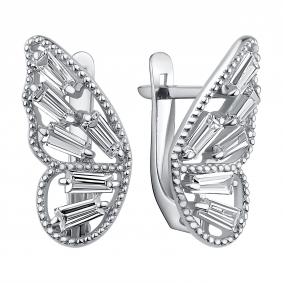 Серебряные серьги TALANT 10-72-0001-15627 с фианитом 10-72-0001-15627 фото