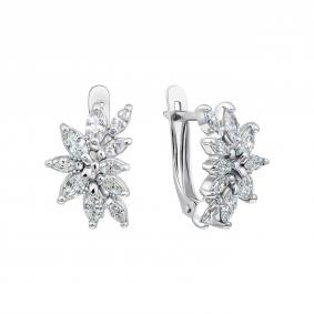 Серебряные серьги TALANT 10-72-0001-15838 с фианитом 10-72-0001-15838 фото