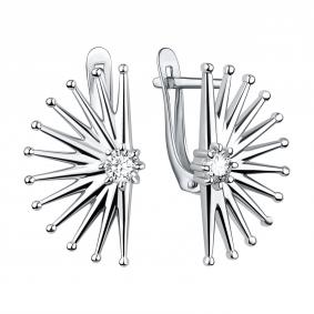 Серебряные серьги TALANT 10-72-0001-17328 с фианитом 10-72-0001-17328 фото