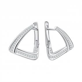 Серебряные серьги TALANT 10-72-0001-25093 с фианитом 10-72-0001-25093 фото