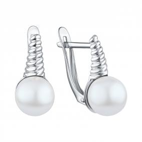 Серебряные серьги TALANT 10-72-0010-15200 с жемчугом 10-72-0010-15200 фото