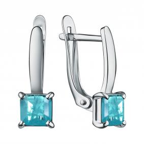 Серебряные серьги TALANT 10-72-0П00-15371 с горным хрусталём 10-72-0П00-15371 фото