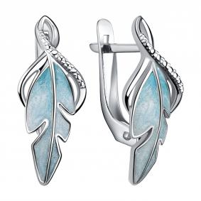 Серебряные серьги TALANT 10-79-0000-17199 с эмалью 10-79-0000-17199 фото