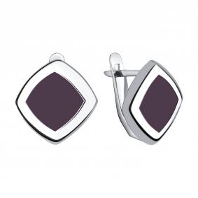 Серебряные серьги TALANT 10-7B-0000-17253 с эмалью 10-7B-0000-17253 фото