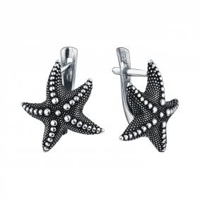 Серьги из черненого серебра TALANT 10-7P-0000-40322 10-7P-0000-40322 фото