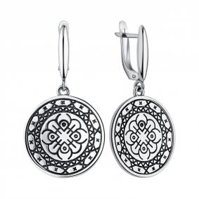 Серьги из черненого серебра TALANT 10-7P-0000-40325 10-7P-0000-40325 фото