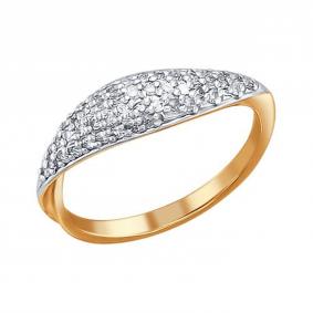 Золотое кольцо SOKOLOV 1010546 с бриллиантом 1010546 фото