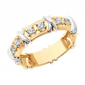 Золотое кольцо SOKOLOV 1012676 с бриллиантом 1012676 фото