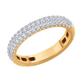 Золотое кольцо SOKOLOV 1012748 с бриллиантом 1012748 фото