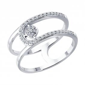 Золотое кольцо SOKOLOV 1012870-3 с бриллиантом 1012870-3 фото