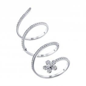 Золотое кольцо SOKOLOV 1012991-3 с бриллиантом 1012991-3 фото