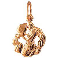 Золотая подвеска AQUAMARINE 10165 10165 фото