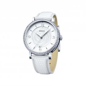 Серебряные часы SOKOLOV 102.30.00.001.03.02.2 с фианитом и минеральным стеклом 102.30.00.001.03.02.2 фото