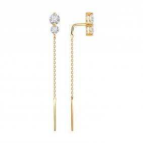 Золотые серьги SOKOLOV 1022580-5 1022580-5 фото