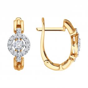 Золотые серьги SOKOLOV 1022581-5 1022581-5 фото