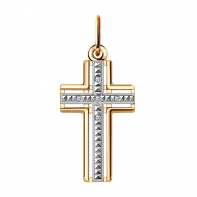 Золотая подвеска Александра 1030015сбк с бриллиантом 1030015сбк фото