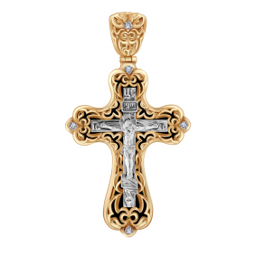 Золотая подвеска Александра 1030286сбк с бриллиантом 1030286сбк фото