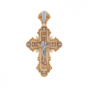 Золотая подвеска Александра 1030289сбк с бриллиантом 1030289сбк фото