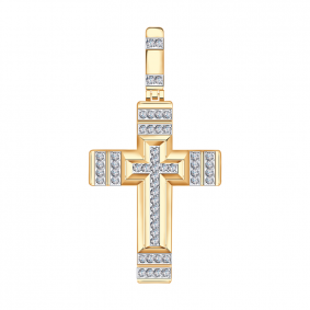 Золотая подвеска Александра 1030293ск с бриллиантом 1030293ск фото