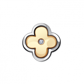 Золотая подвеска Александра 1030315сбк с бриллиантом 1030315сбк фото