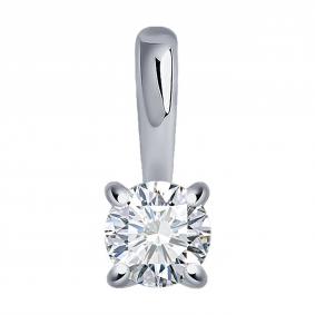 Золотая подвеска SOKOLOV 1030900-3-5 с бриллиантом выращенным 1030900-3-5 фото