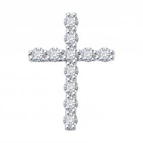 Золотая подвеска SOKOLOV 1030937-3-5 с бриллиантом выращенным 1030937-3-5 фото