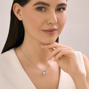 Подвеска из белого золота SOKOLOV с танцующим бриллиантом 1030985-3 1030985-3 фото