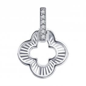 Золотая подвеска SOKOLOV 1031017-3 с бриллиантом 1031017-3 фото