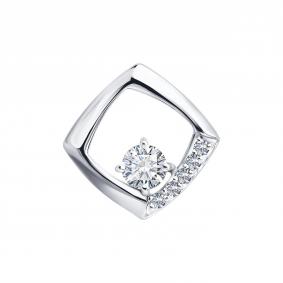 Золотая подвеска SOKOLOV 1031018-3-5 с бриллиантом выращенным 1031018-3-5 фото