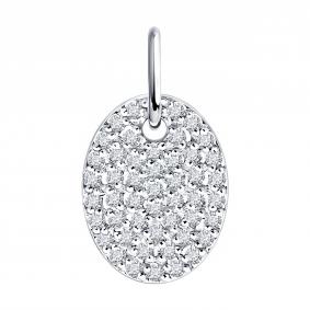 Золотая подвеска SOKOLOV 1031020-3 с бриллиантом 1031020-3 фото